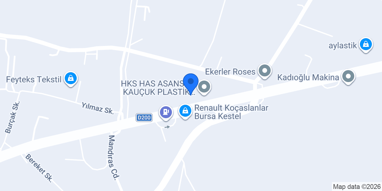 Has Asansör AR-GE Merkezi konumu