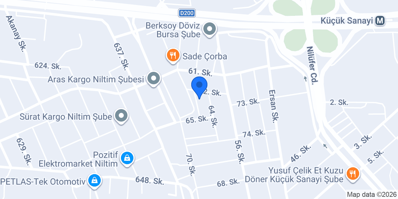 TUREL ELEKTRONİK konumu