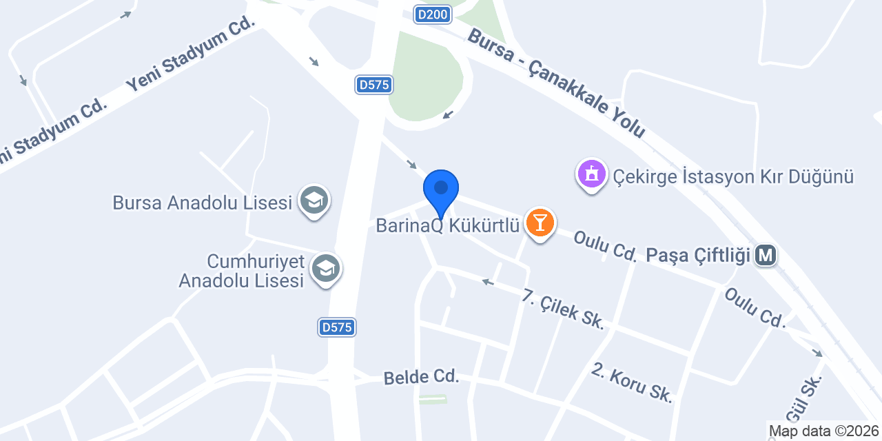 Diş Hekimi Baha Tüzüner konumu