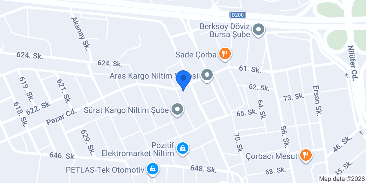 Mnelko Endüstriyel San. Ve Tic.Ltd.Şti konumu