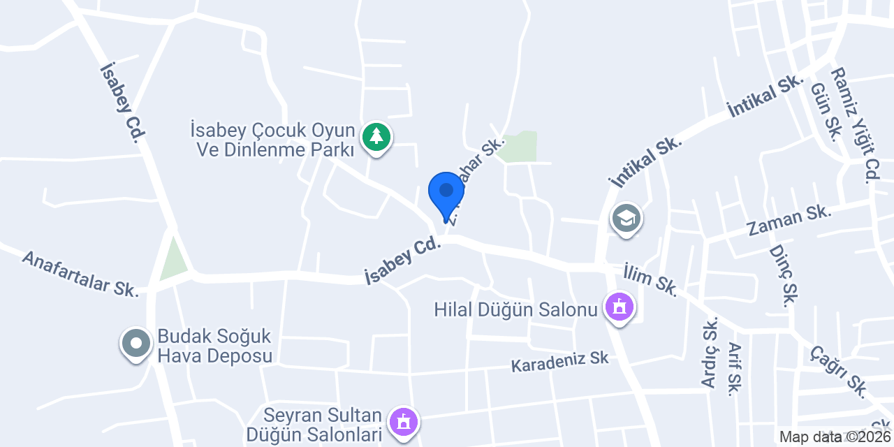 Özek Market konumu