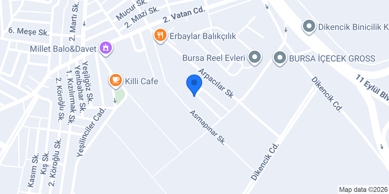 اليوسفي بورصة konumu