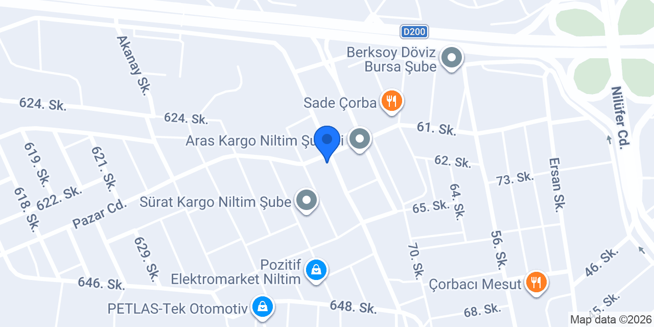 SERDİVAN YEMEK konumu