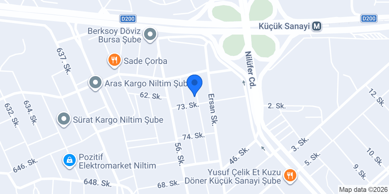 Aynacı Ali Küçük Sanayi konumu