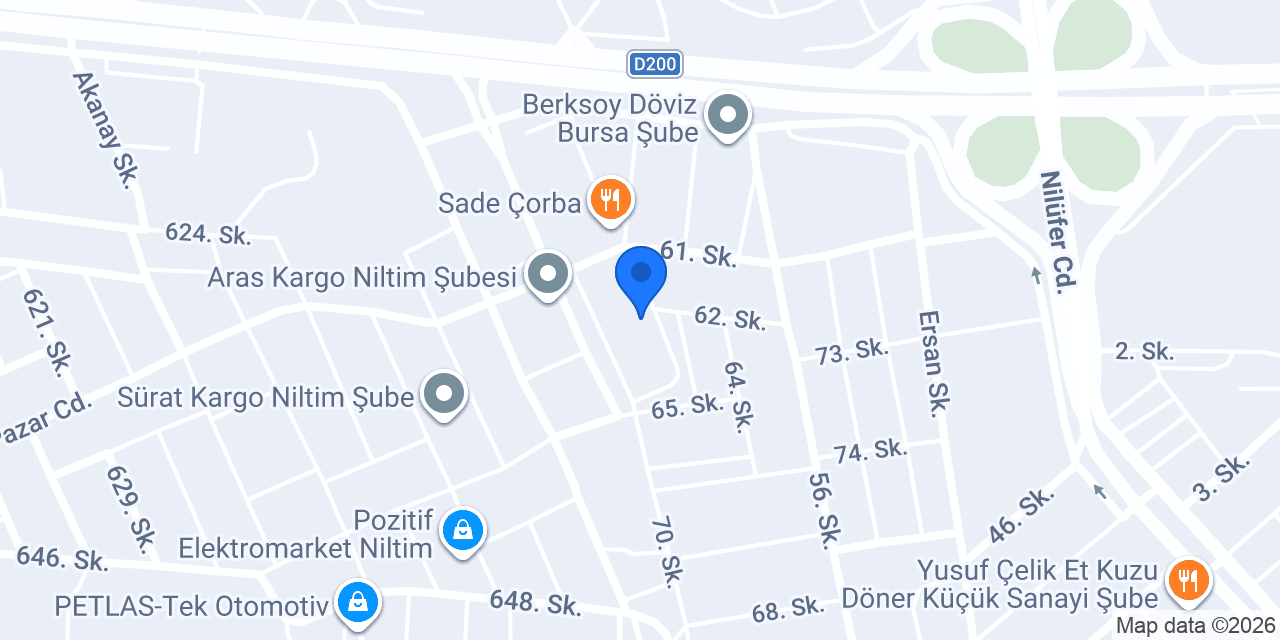 VARNA HIRDAVAT BURSA KOMPRESÖR konumu