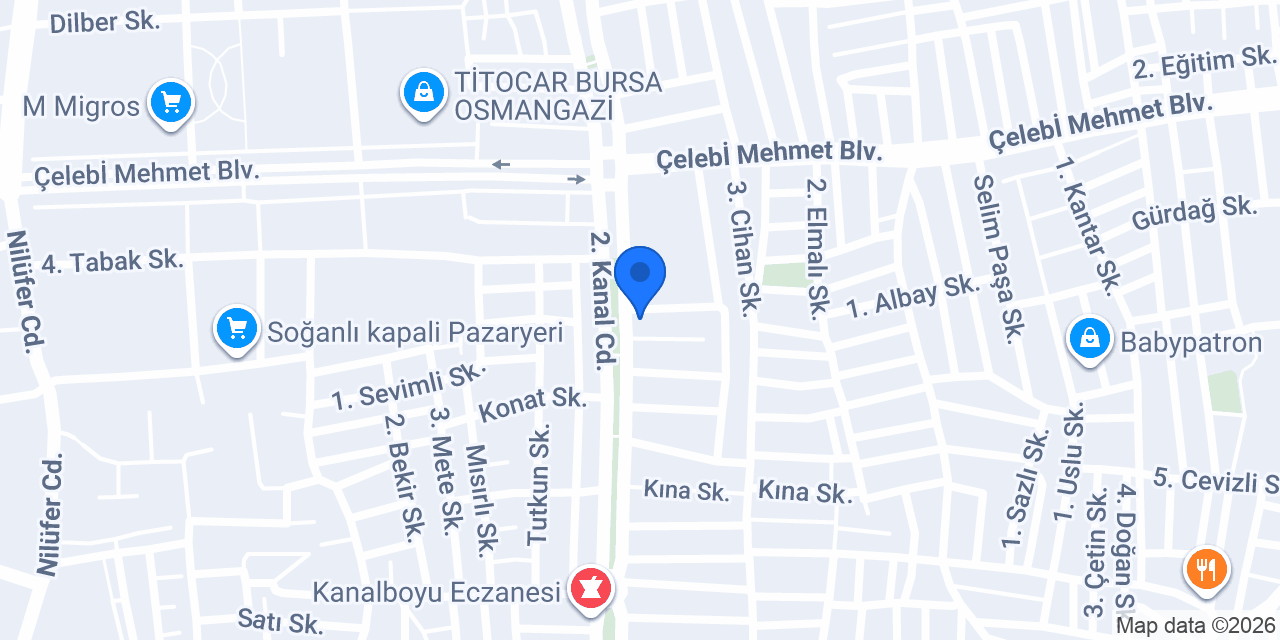 Kuaför Ali Balkan konumu