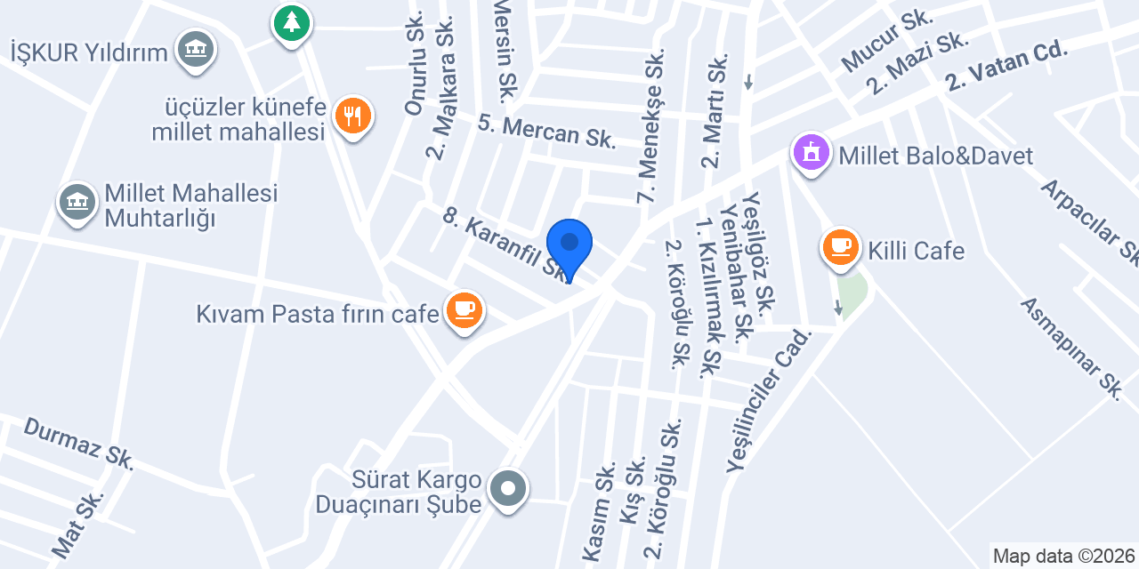 Asmas unlu mamüller konumu