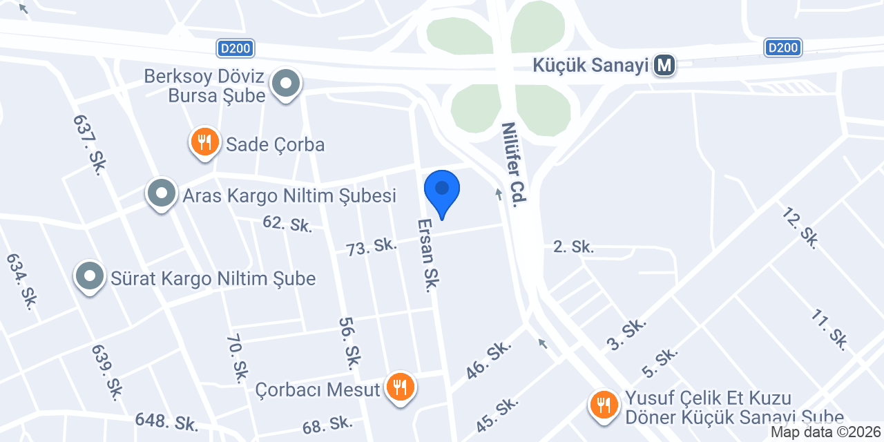 Net-Las Oto Lastik konumu