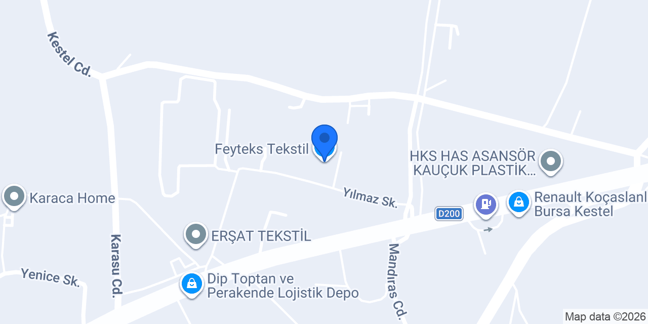 Feyteks Tekstil konumu