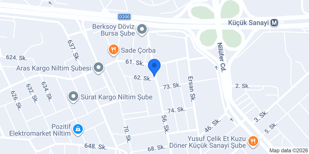 Nilüfer Büfe konumu