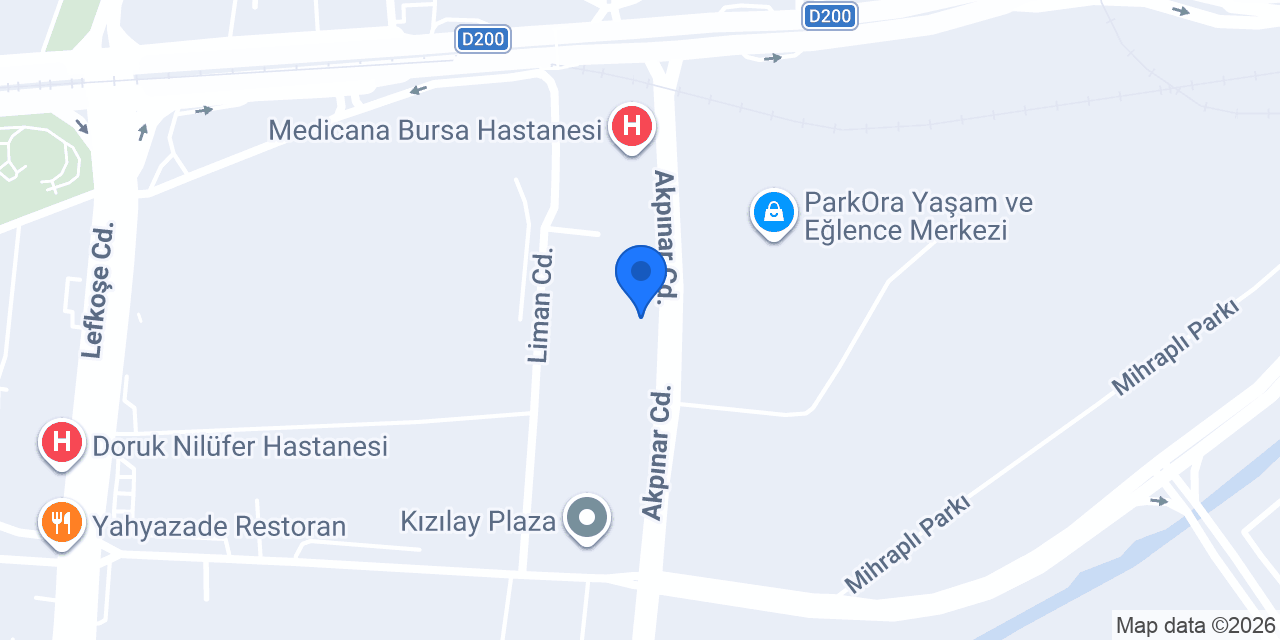 Egemenoğlu Hukuk Bürosu konumu