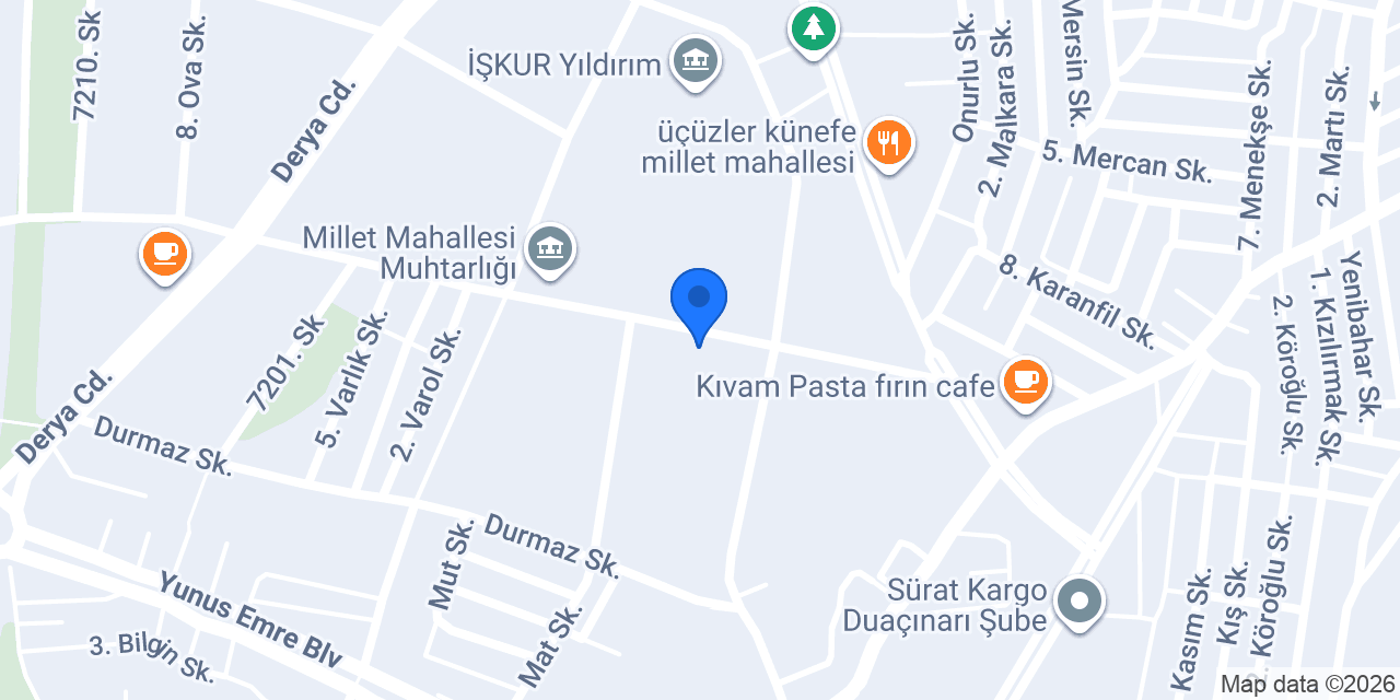 CanBu Veteriner Kliniği konumu