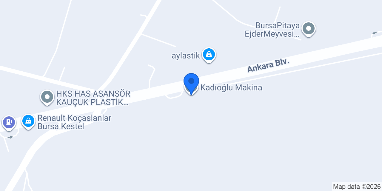 Kadıoğlu Makina konumu