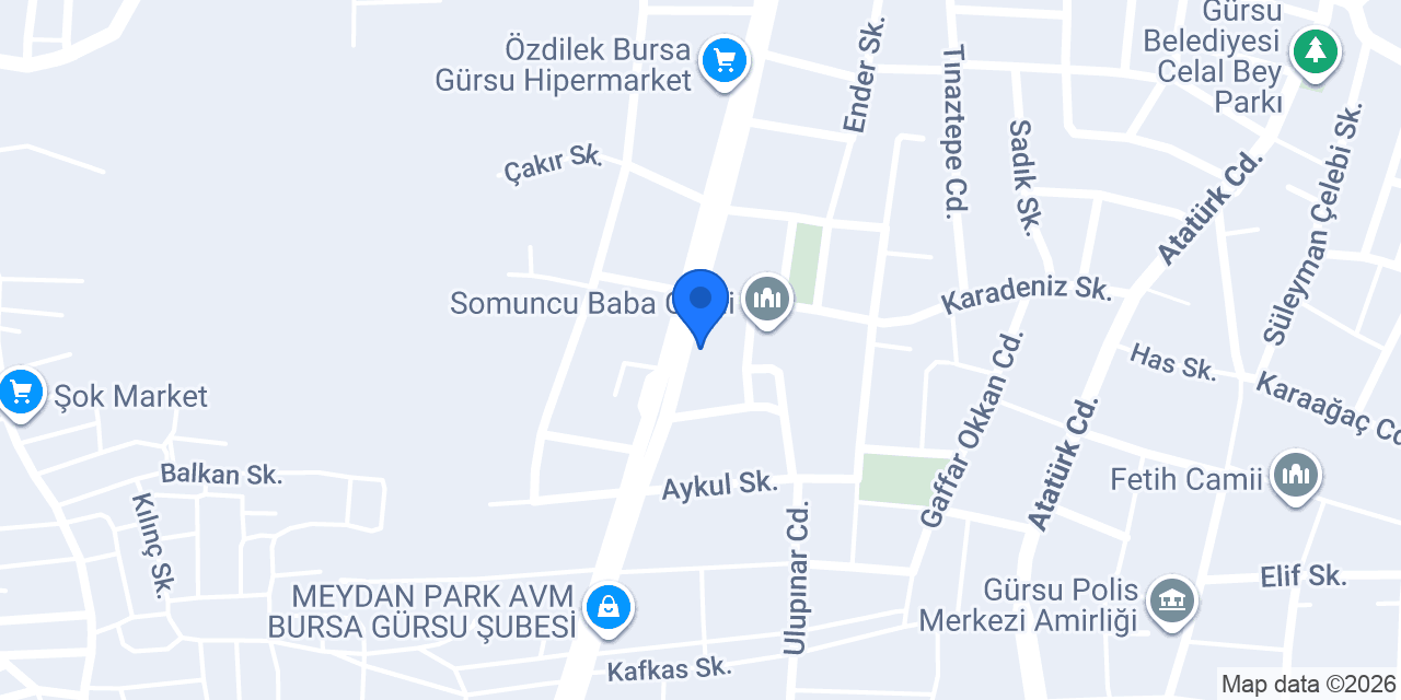 Övün Dürüm konumu