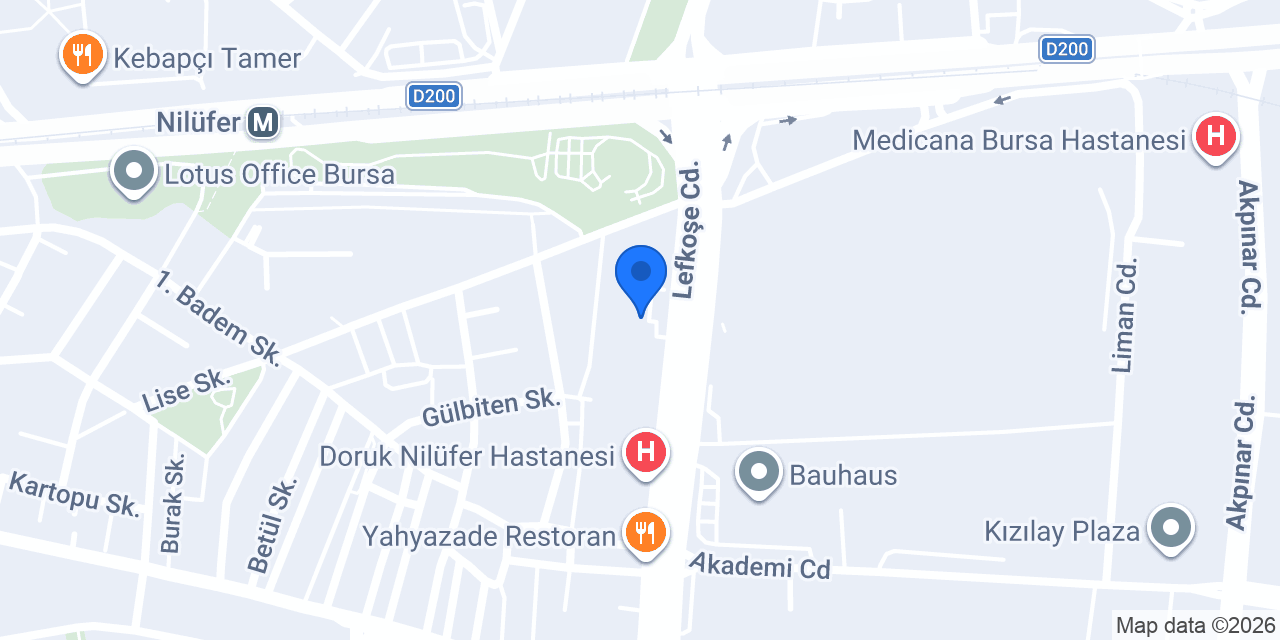 Edemen Et Lefkoşe konumu