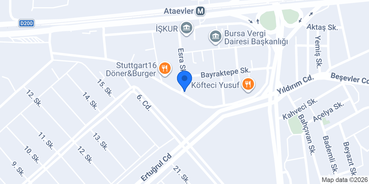 Liman Sigorta, Bursa Nilüfer Sigorta Acentesi konumu