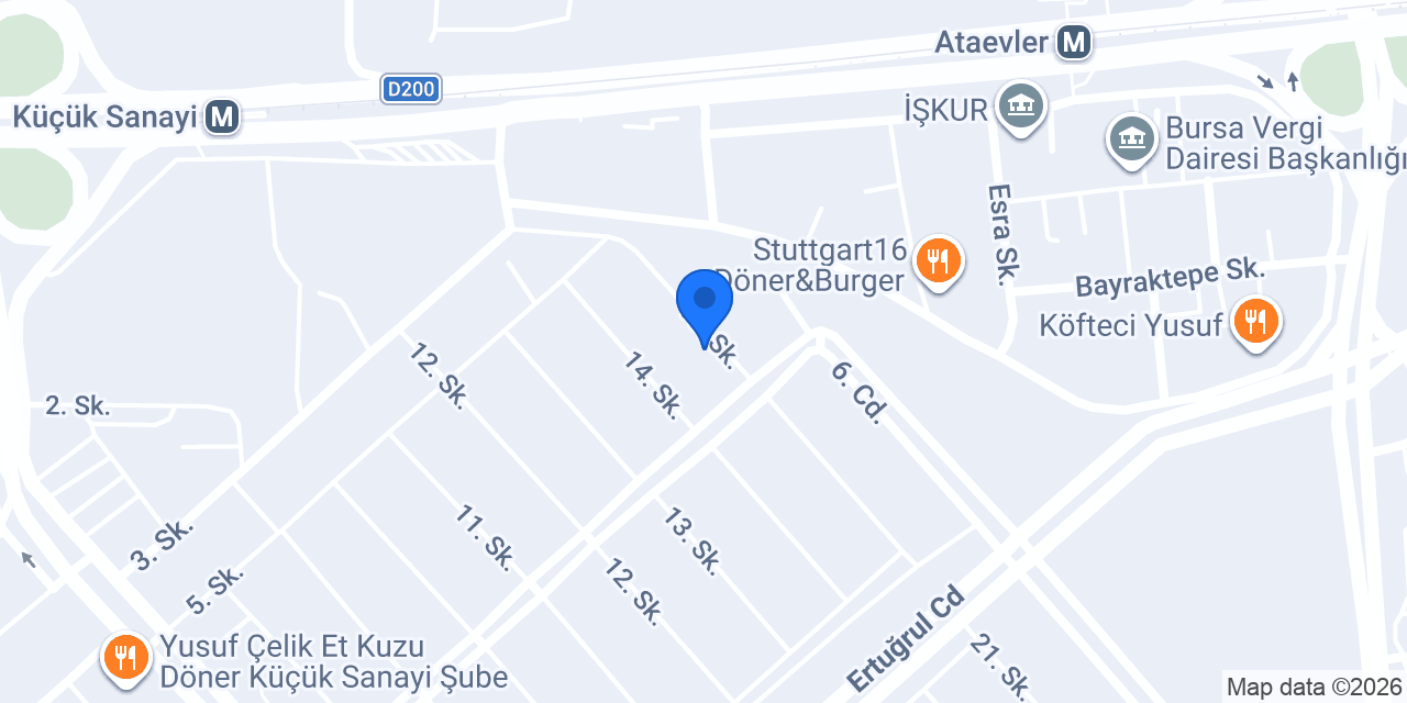 Kaya Oto Özel Servis konumu