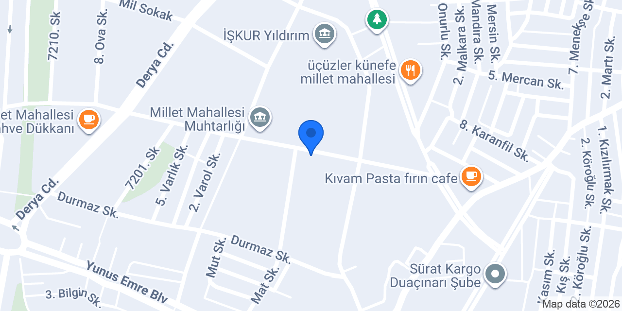 Okur Eczanesi konumu