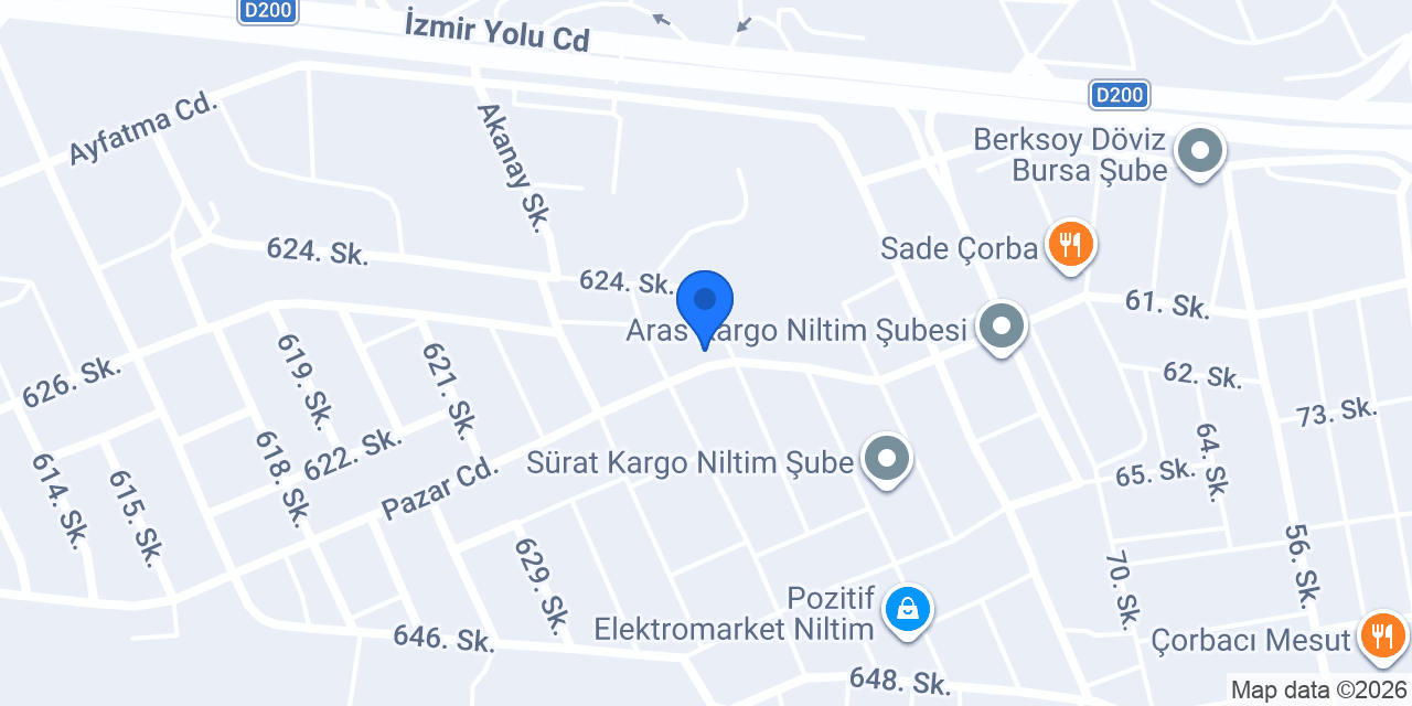 Nirvana Premium Jant & Lastik konumu