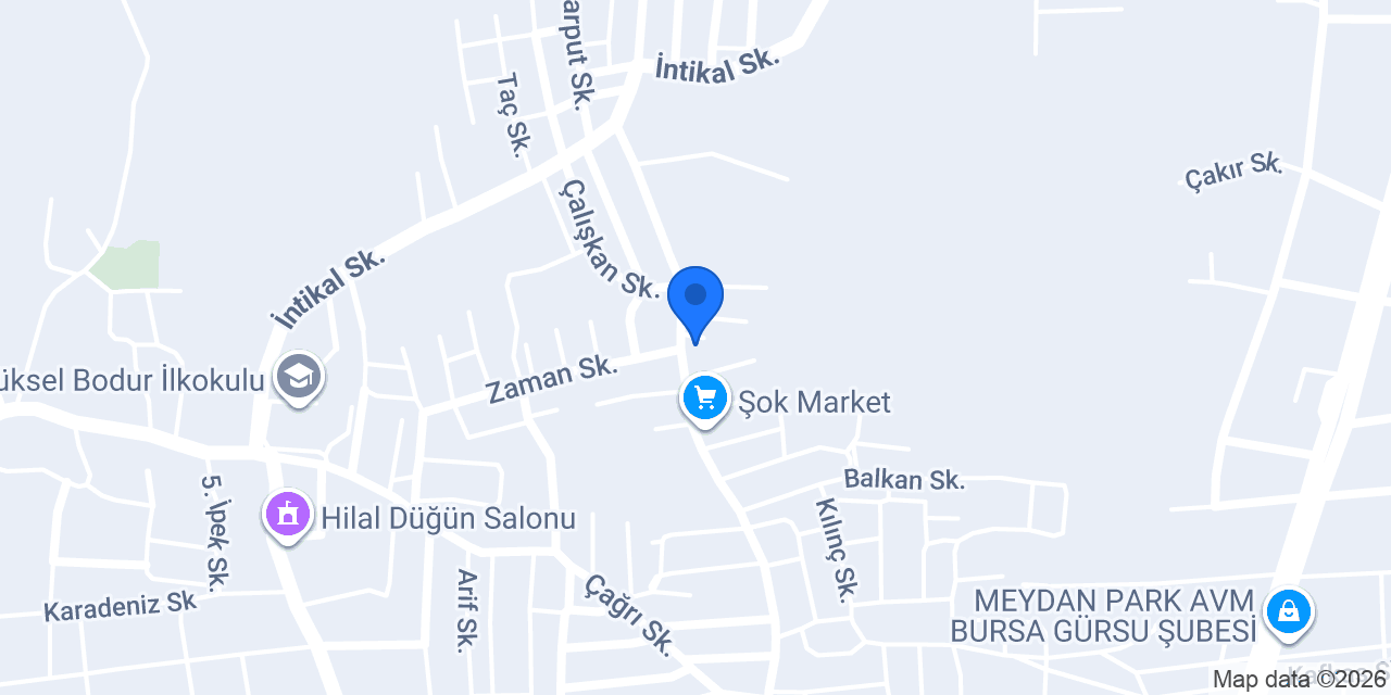 YUNUS COŞKUN YAPI MARKET konumu