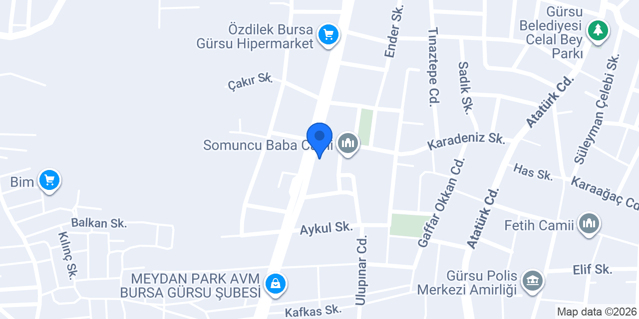 Butik Saliha konumu
