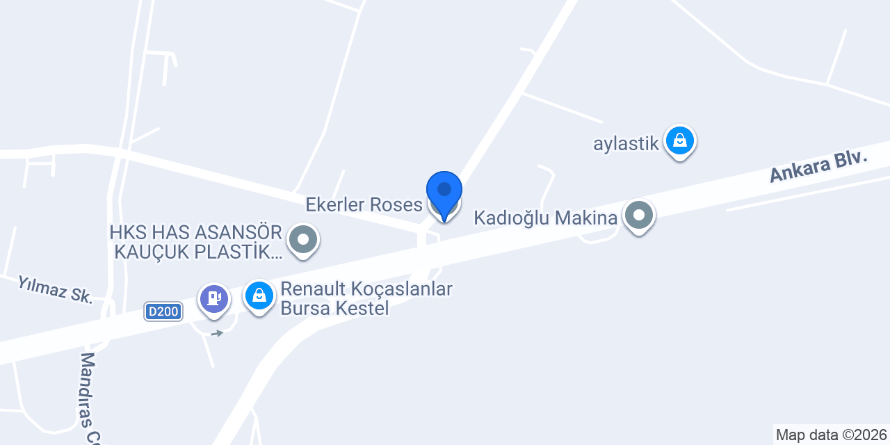 Ekerler Roses konumu