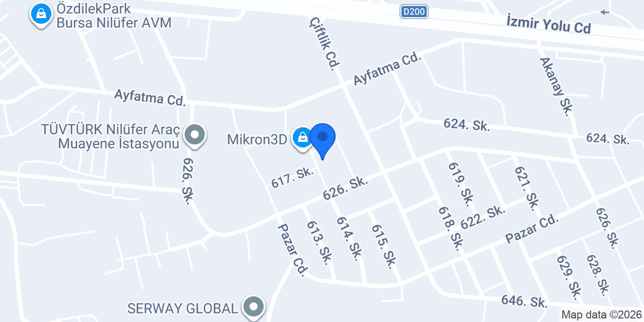 Minimal Dijital Reklam Baskı Merkezi konumu