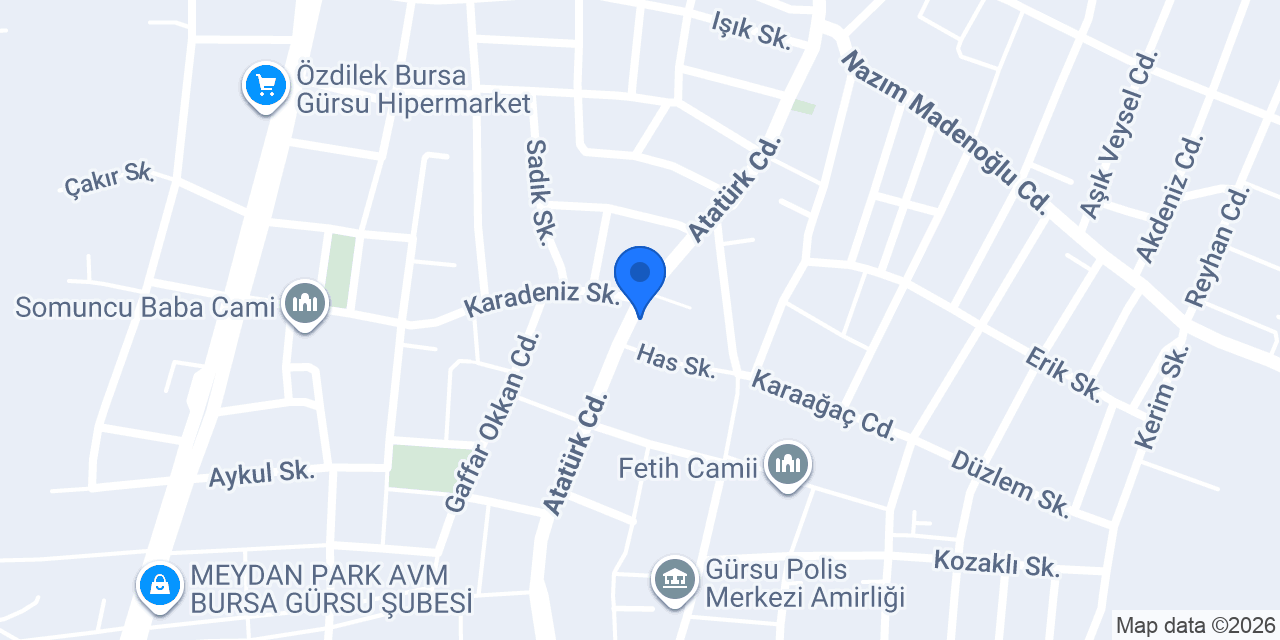 Subaşı et konumu
