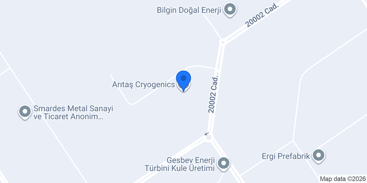 Arıtaş Cryogenics konumu
