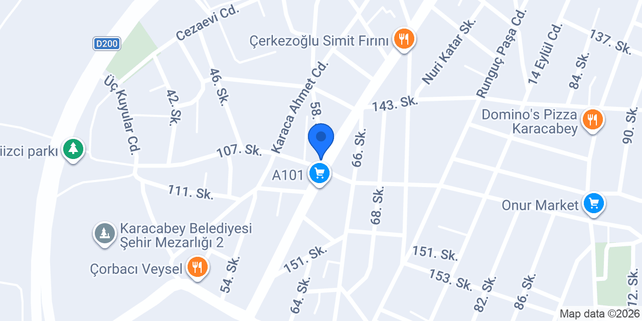 Mahkeme Fırını Karacabey konumu