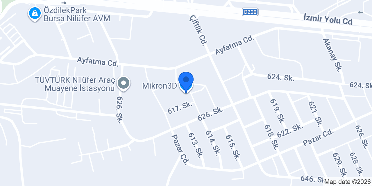 Mikron3D konumu
