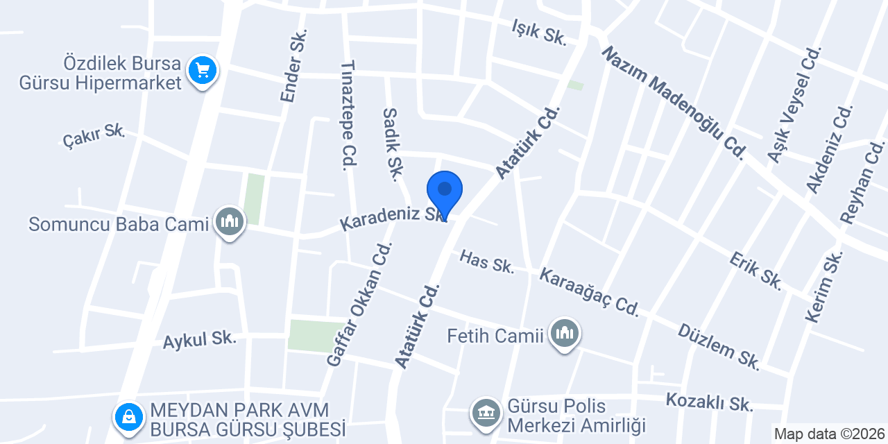 Durak Dondurma konumu