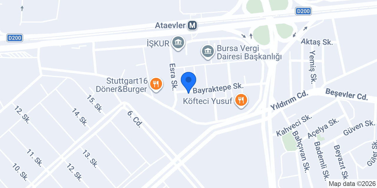 DEMA PROJECT İÇ MİMARLIK MOBİLYA DEKORASYON konumu