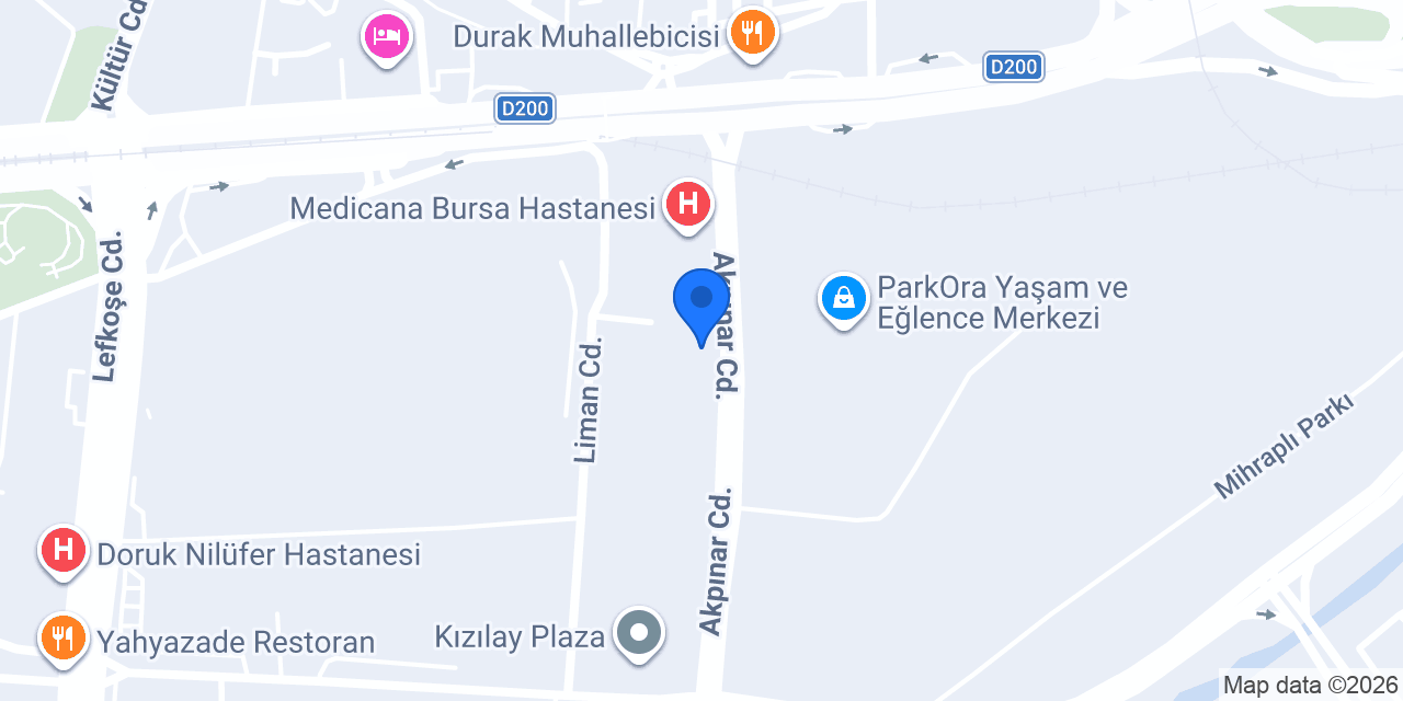 Aktif Bank Bursa Şube konumu
