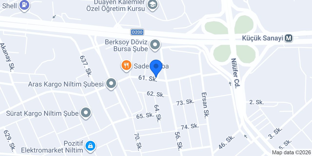 Astel Mekanik Tesisat konumu