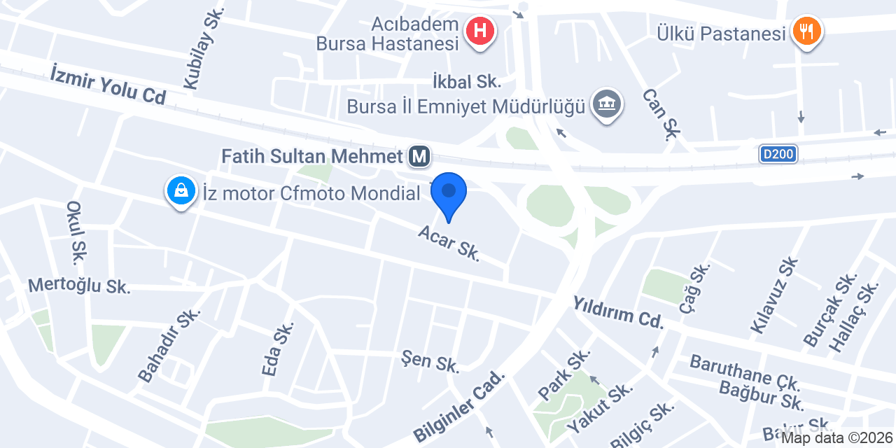 Ali oto yikama konumu