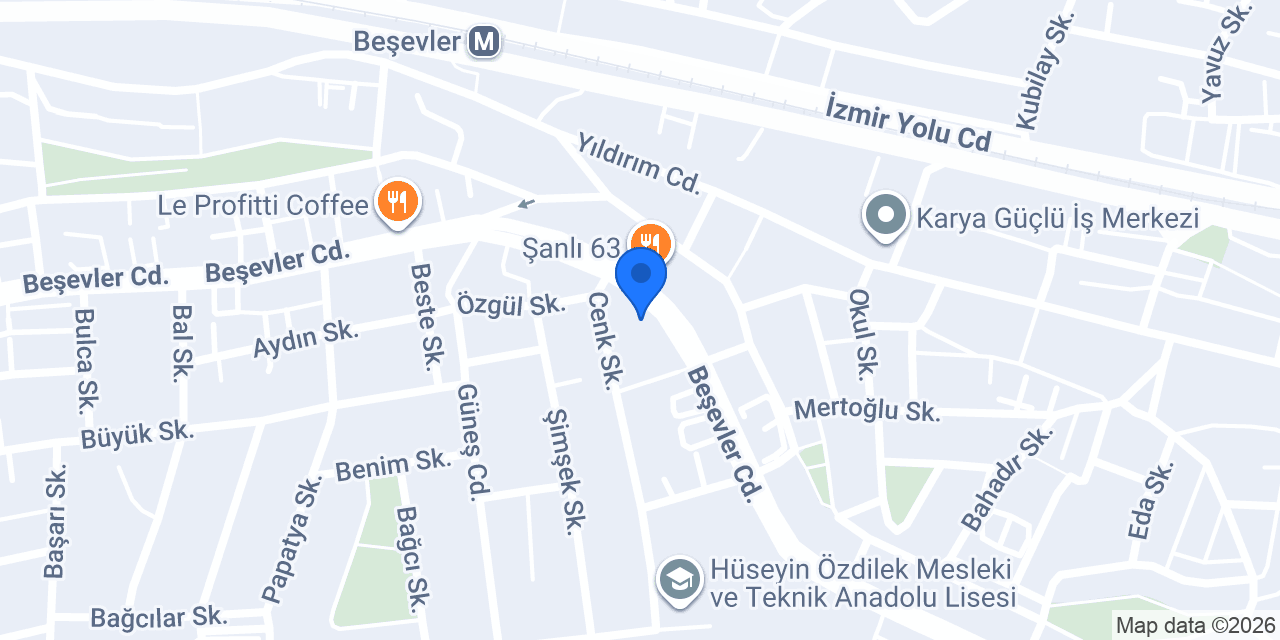 Poyraz Rent A Car konumu