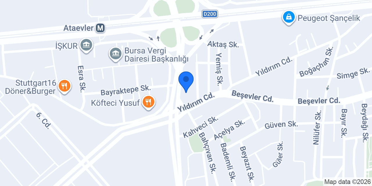 GP Kompozit Bursa konumu