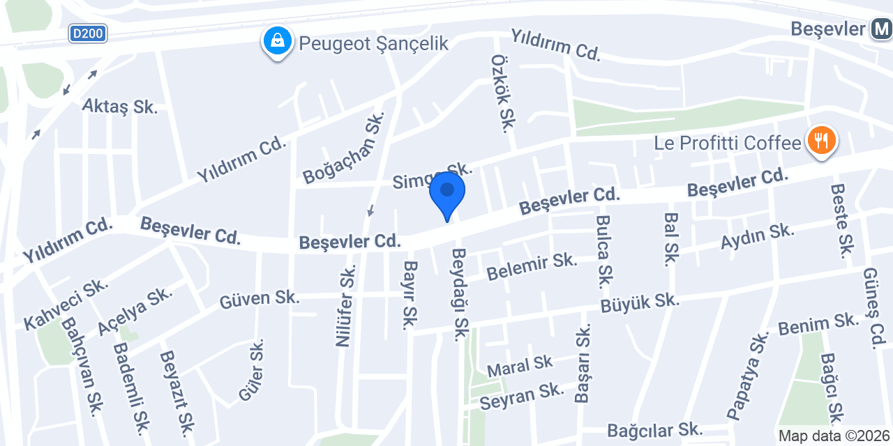 Başak Güzellik konumu