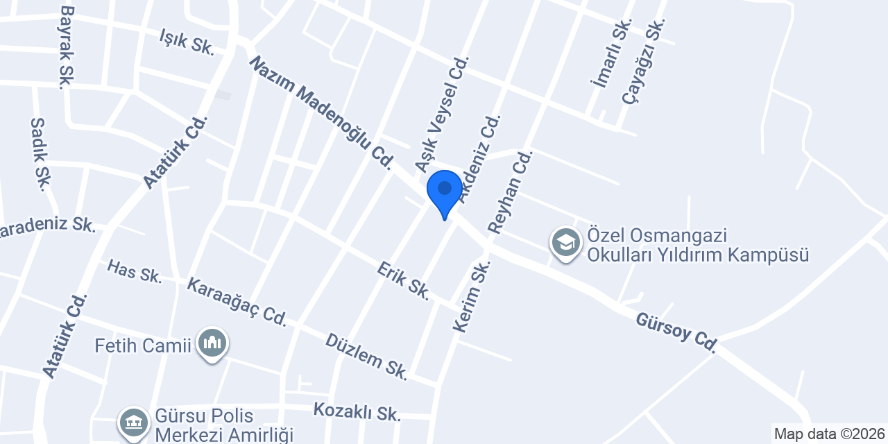 Özcan Koç Pastaneleri konumu