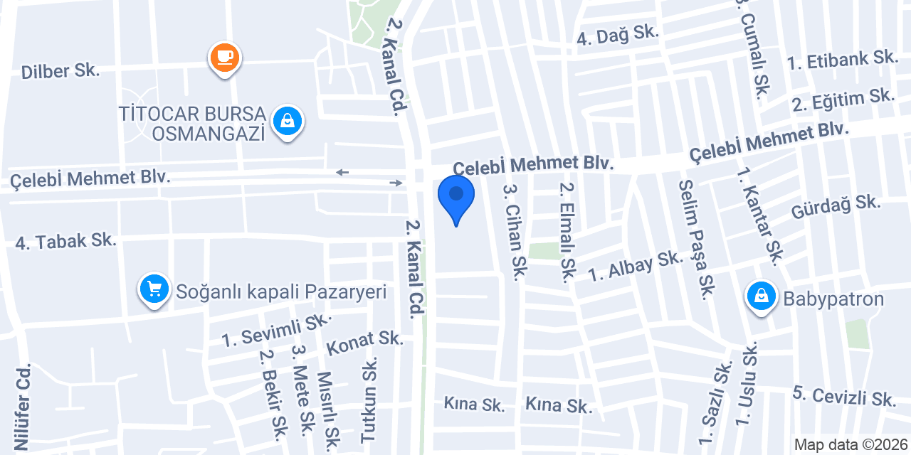 Sevgi Sağlık Kabini konumu