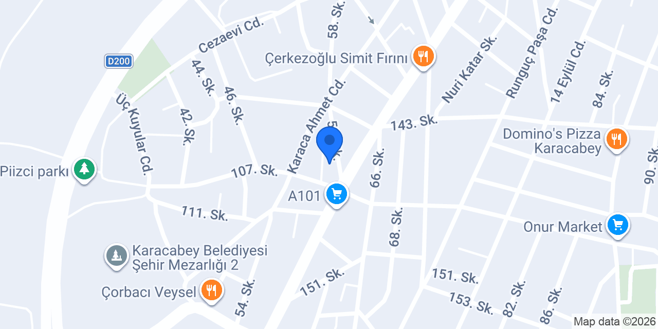 Mert Rent A Car konumu