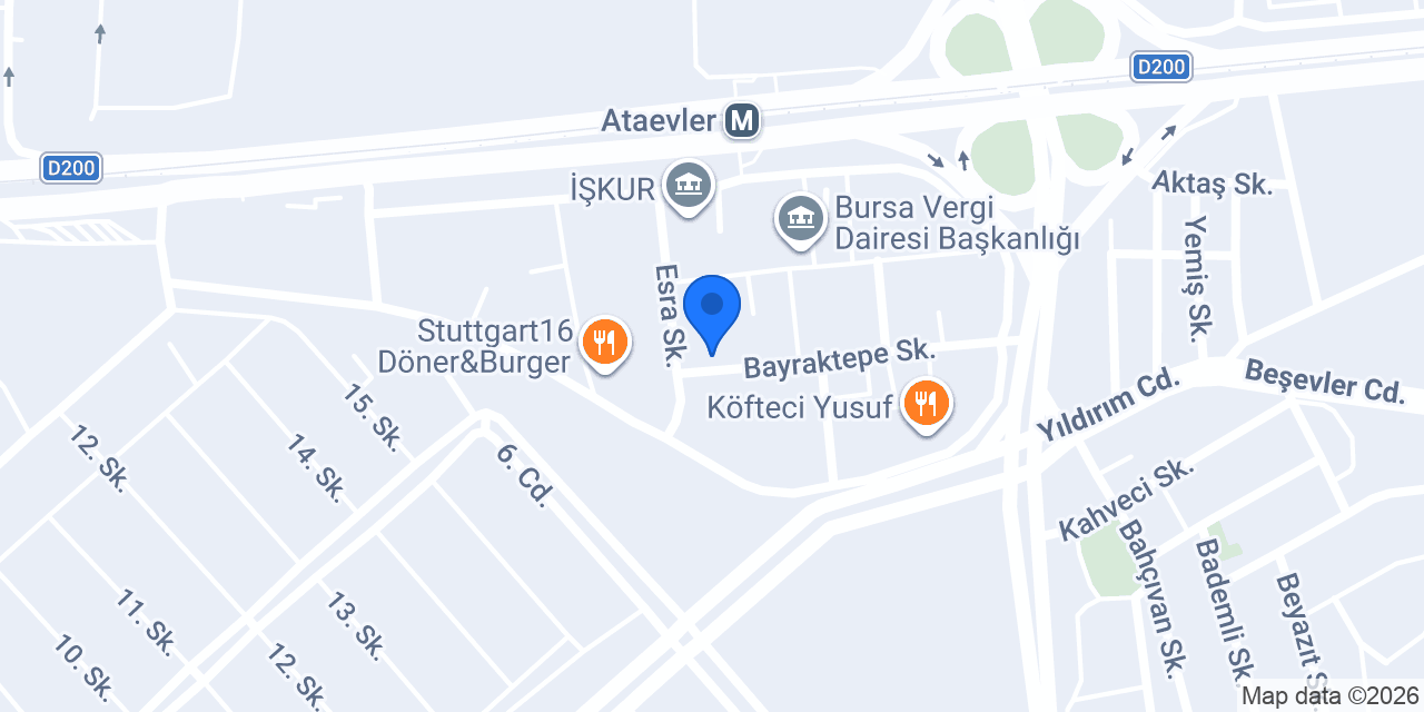 Bursa Avukat Kübra DİNDAR - Pusula Hukuk ve Danışmanlık konumu