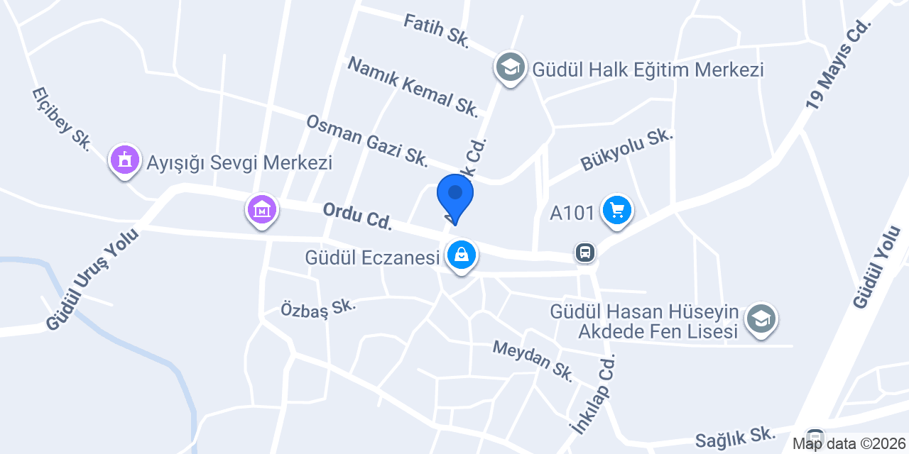 Güdül Taksi Durağı konumu