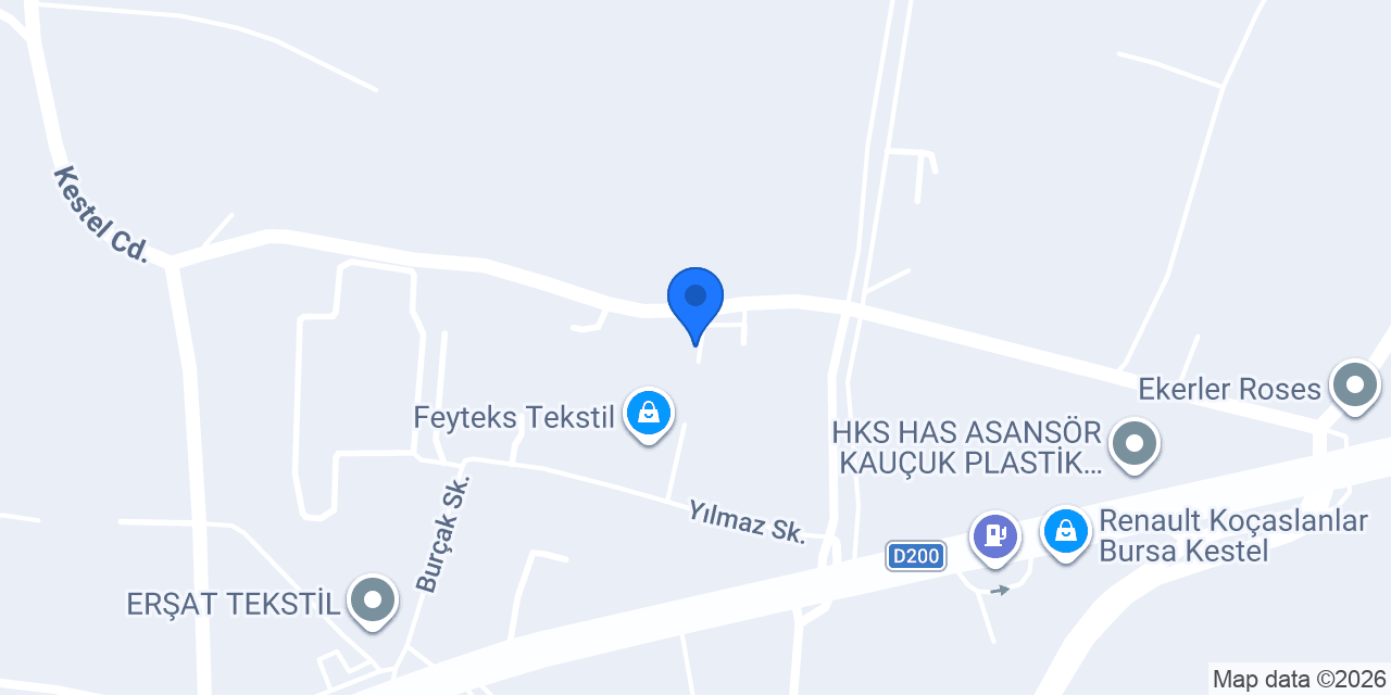 Halep Tekstil konumu