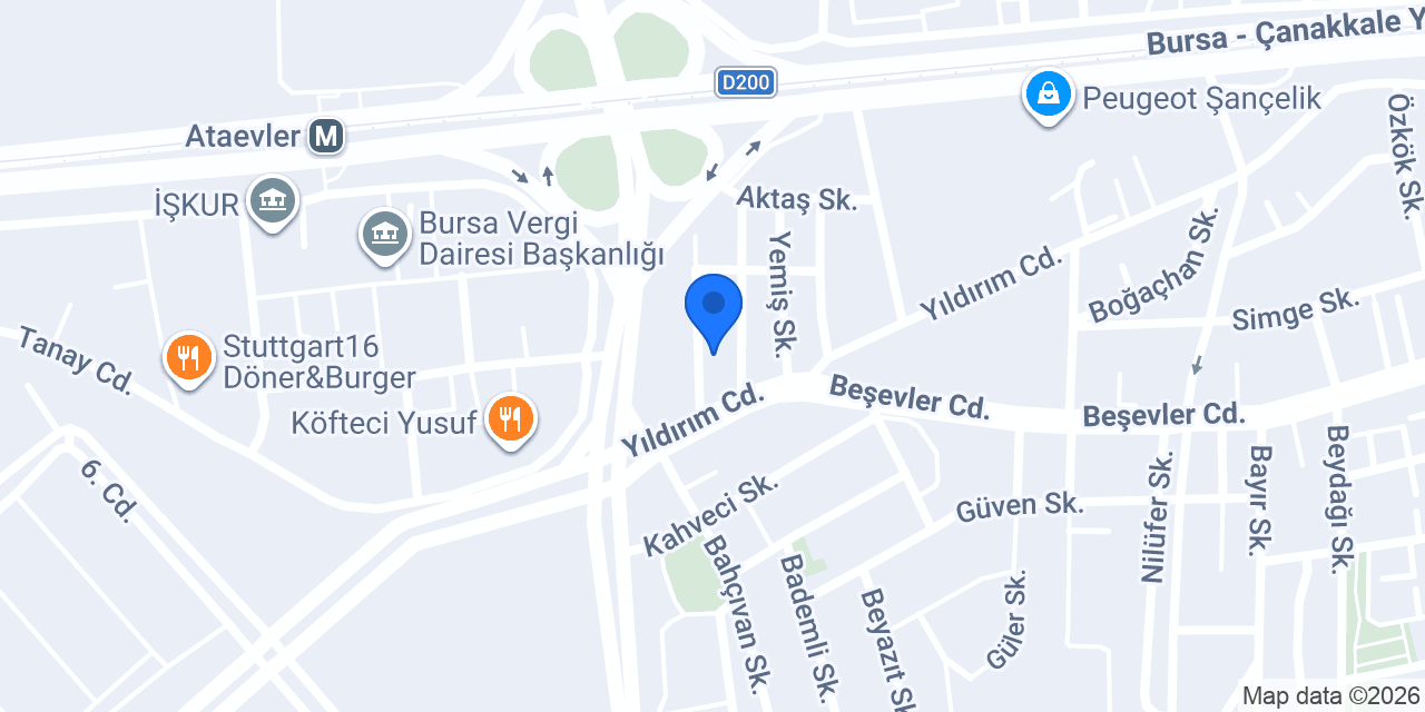 Beşevler akucu harun konumu