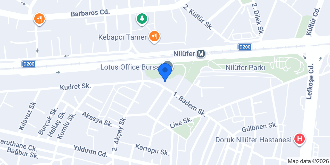 Bursa oto kiralama konumu