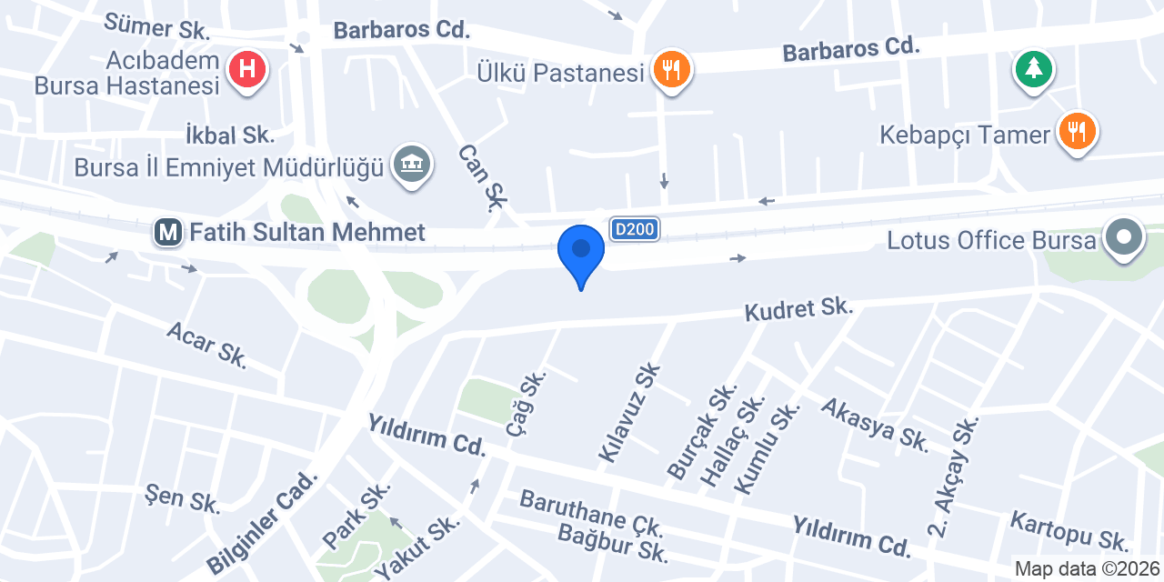 Bursa Alev masaj salonu konumu