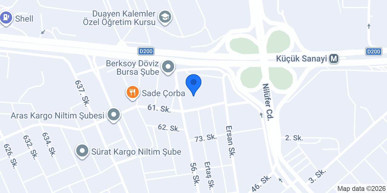 Bursa 18. Noterliği konumu