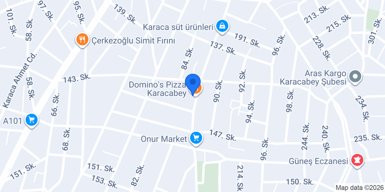 Domino's Pizza Karacabey konumu